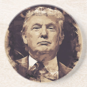 Posavasos De Arenisca Presidente Donald Trump