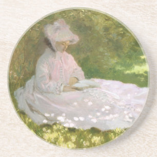 Posavasos De Arenisca Primavera de Claude Monet