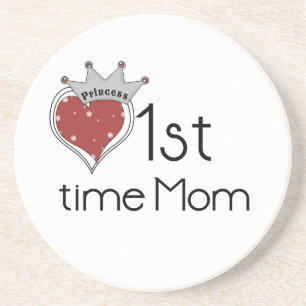 Posavasos De Arenisca Princess Heart First Time Mom Gifts