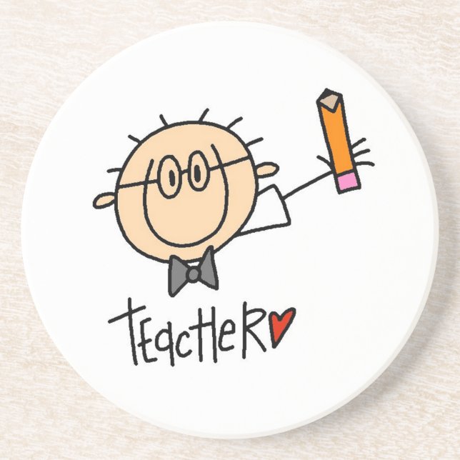 Posavasos De Arenisca Profesor (Frente)