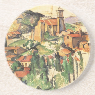 Posavasos De Arenisca Pueblo de Gardanne por Paul Cezanne, Arte Antiguo