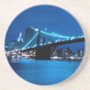 Posavasos De Arenisca Puente de Brooklyn, Nueva York