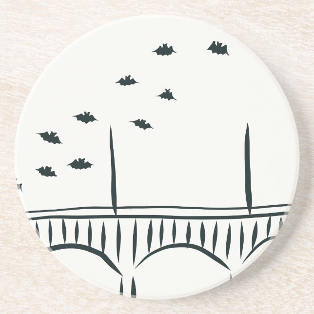 Posavasos De Arenisca Puente del congreso de Austin (Frente)