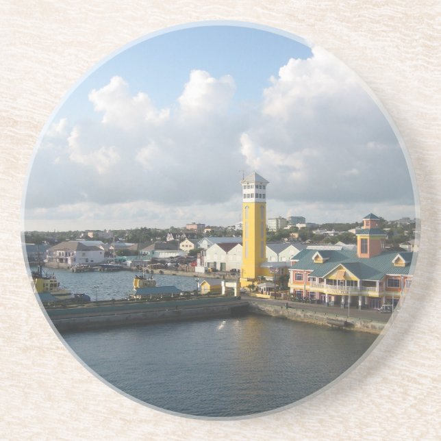 Posavasos De Arenisca Puerto de Nassau (Frente)