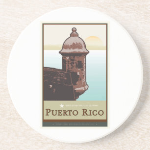 Posavasos De Arenisca Puerto Rico I