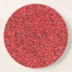 Posavasos De Arenisca Purpurina rojo