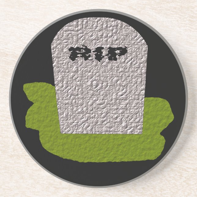 Posavasos De Arenisca QEPD Coasters de Tombstone (Frente)