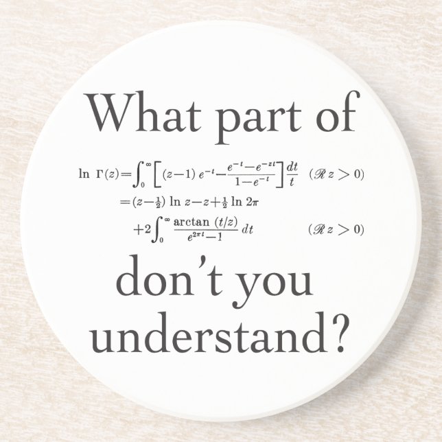 Posavasos De Arenisca Qué parte… (Frente)