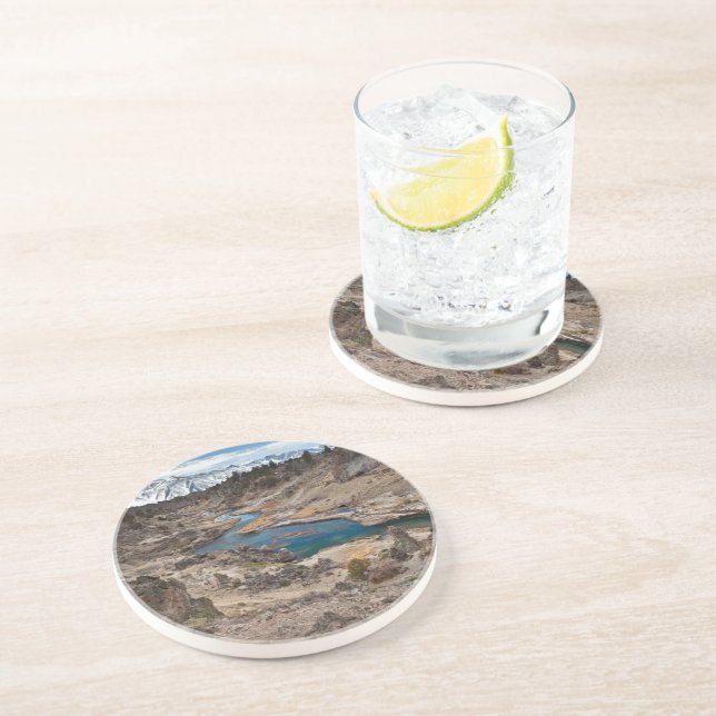 Posavasos De Arenisca Quebrada caliente de la cala (Lado)