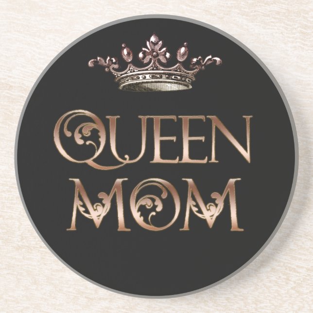Posavasos De Arenisca Queen Mom (Frente)