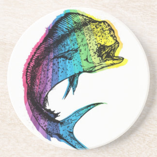Posavasos De Arenisca Rainbow Mahi Mahi