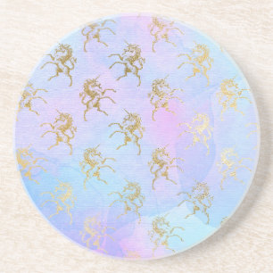 Posavasos De Arenisca Rainbow Unicorns