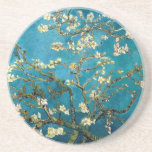Posavasos De Arenisca Ramas de almendros en una montaña rusa para beber<br><div class="desc">Las ramas de almendras de Vincent Van Gogh en Bloom son una de sus pinturas más hermosas de la naturaleza.</div>