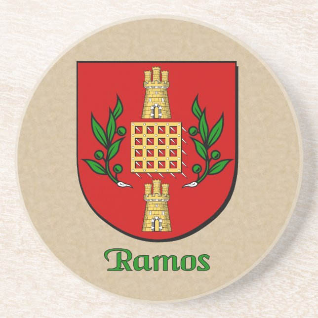 Posavasos De Arenisca Ramos Heraldic Shield (Frente)