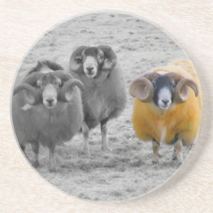 Posavasos De Arenisca Rams escocés