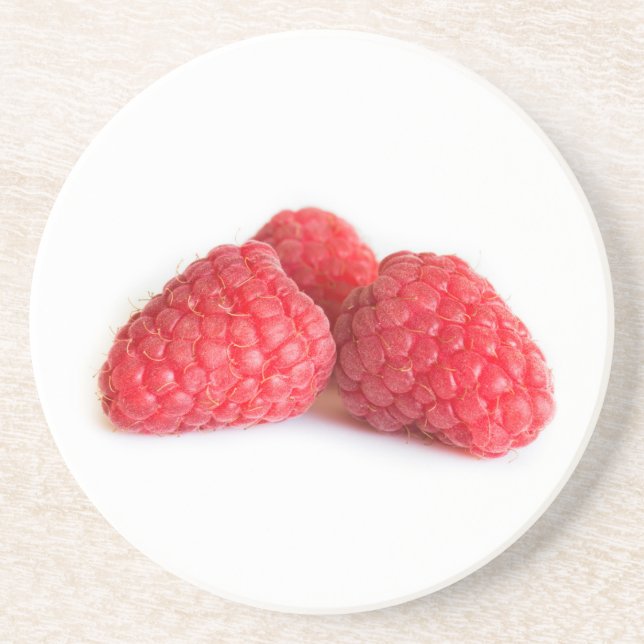 Posavasos De Arenisca Raspberry (Frente)