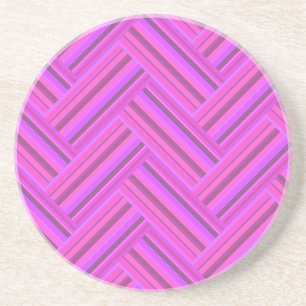 Posavasos De Arenisca Rastreo rosa de doble trama