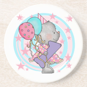 Posavasos De Arenisca Ratón Primer cumpleaños camisetas y regalos