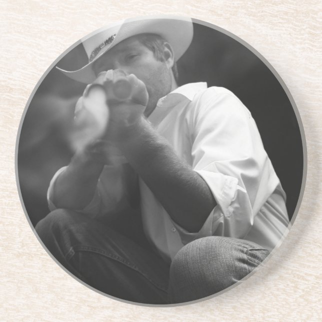 Posavasos De Arenisca Recepción a Tejas (Frente)