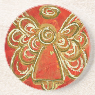Posavasos De Arenisca Red Angel Coaster