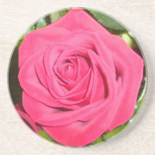Posavasos De Arenisca Red Rose Coaster