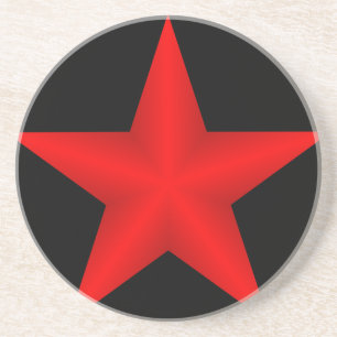 Posavasos De Arenisca Red Star Coaster