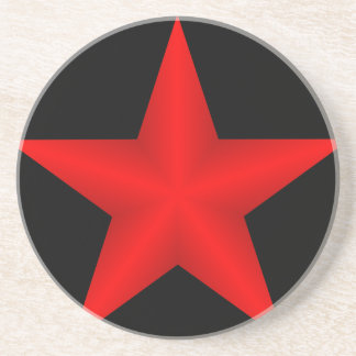 Posavasos De Arenisca Red Star Coaster