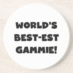 Posavasos De Arenisca Regalos blancos y negros del Mejor-est Gammie del