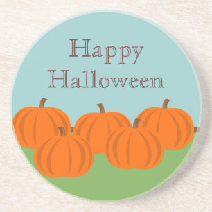 Posavasos De Arenisca Reparación de calabaza Halloween