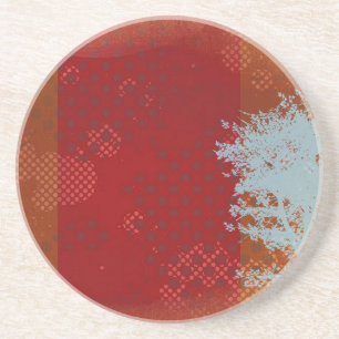 Posavasos De Arenisca Residuo de arenisca de árbol abstracto
