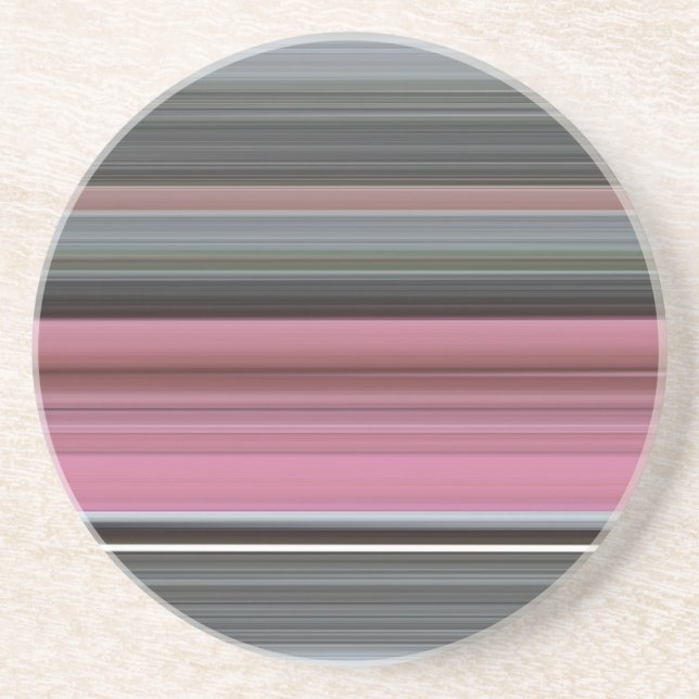 Posavasos De Arenisca Resumen #1: Rosa y gris (Frente)