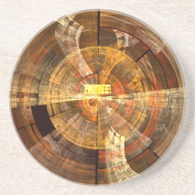 Posavasos De Arenisca Resumen de integridad Art Sandstone Coaster (Frente)
