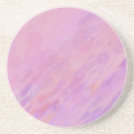 Posavasos De Arenisca Resumen rosa y lilaco