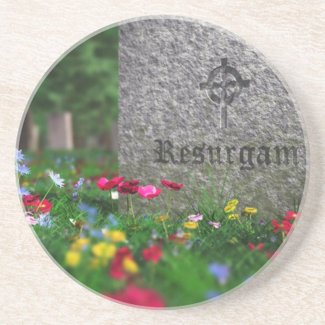 Posavasos De Arenisca Resurgam Coaster (Frente)