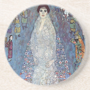Posavasos De Arenisca Retrato Baronesa Elisabeth Bacchofen Echt, Klimt