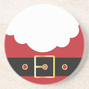 Posavasos De Arenisca retro santa claus