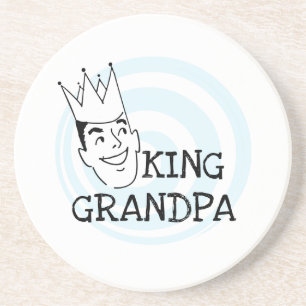 Posavasos De Arenisca Rey Grandpa T-shirts y regalos