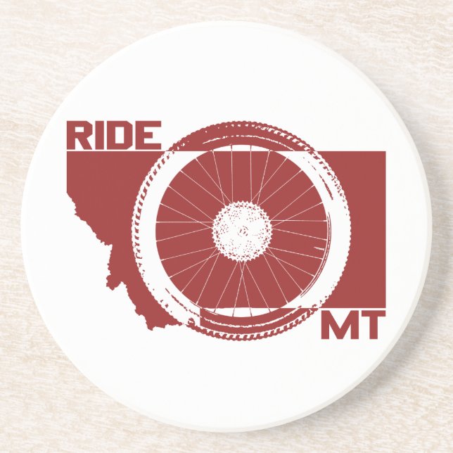 Posavasos De Arenisca Ride Montana (Frente)