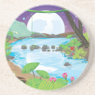 Posavasos De Arenisca Río Rainforest