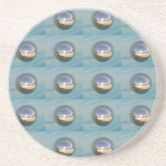 Posavasos De Arenisca Rodamientos de bolas de plata