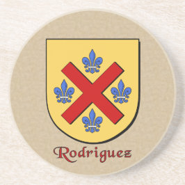 Posavasos De Arenisca Rodriguez Heraldic Shield