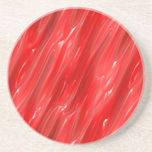 Posavasos De Arenisca Rojo líquido