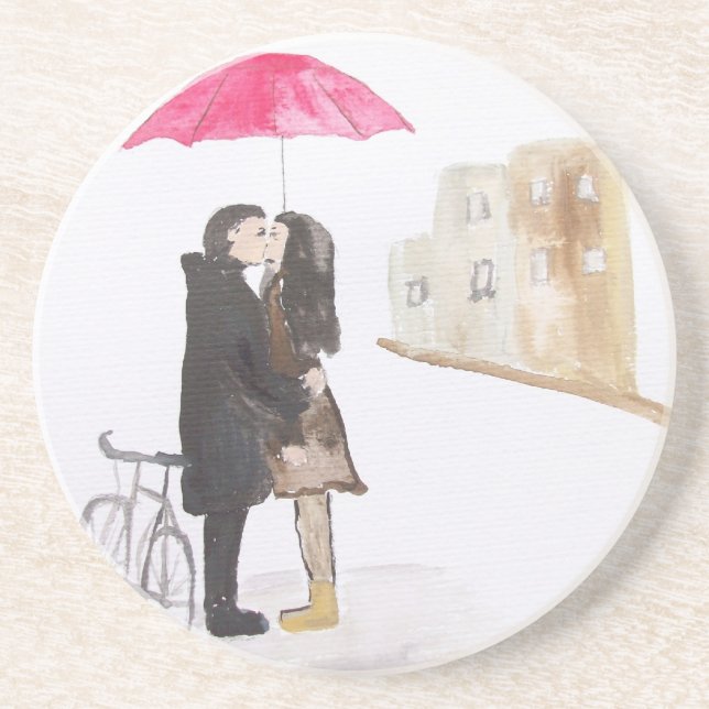 Posavasos De Arenisca Romance (Frente)