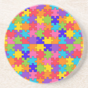 Posavasos De Arenisca rompecabezas del autismo