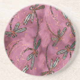 Posavasos De Arenisca Rosa Dusky Flit Dragonfly