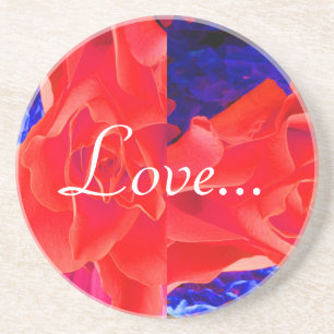 Posavasos De Arenisca Rosa Rojo III