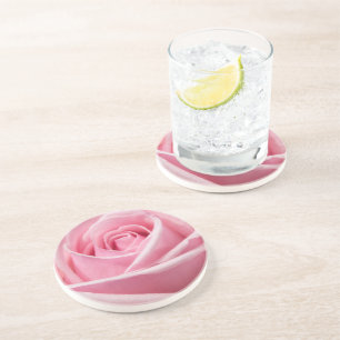 Posavasos De Arenisca Rosa rosa suave
