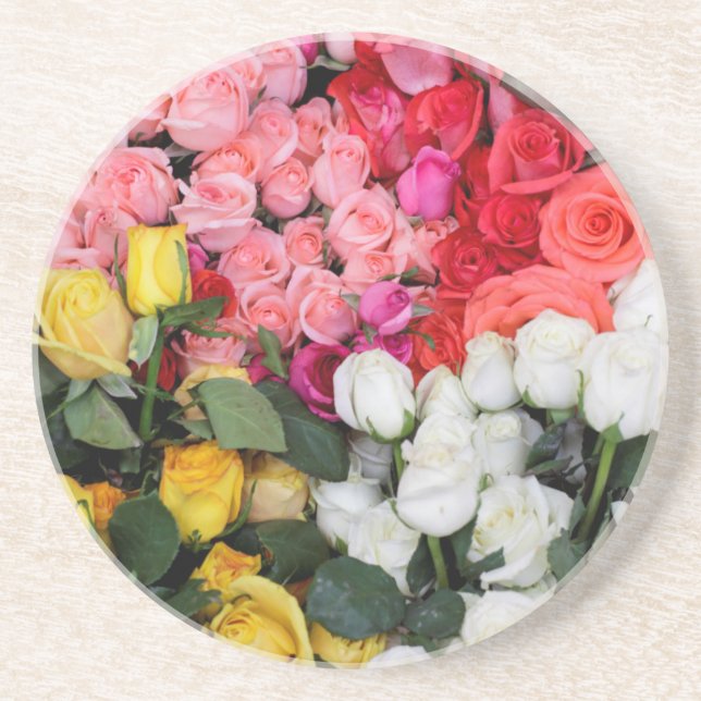 Posavasos De Arenisca Rosas en venta, San Miguel de Allende, México (Frente)