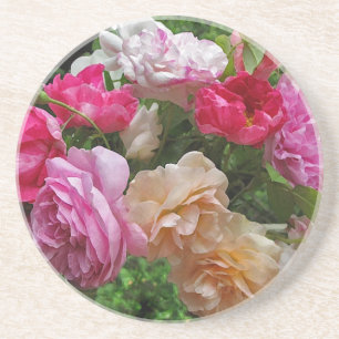 Posavasos De Arenisca Rosas pasados de moda