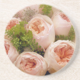 Posavasos De Arenisca Rosas rosas preciosas